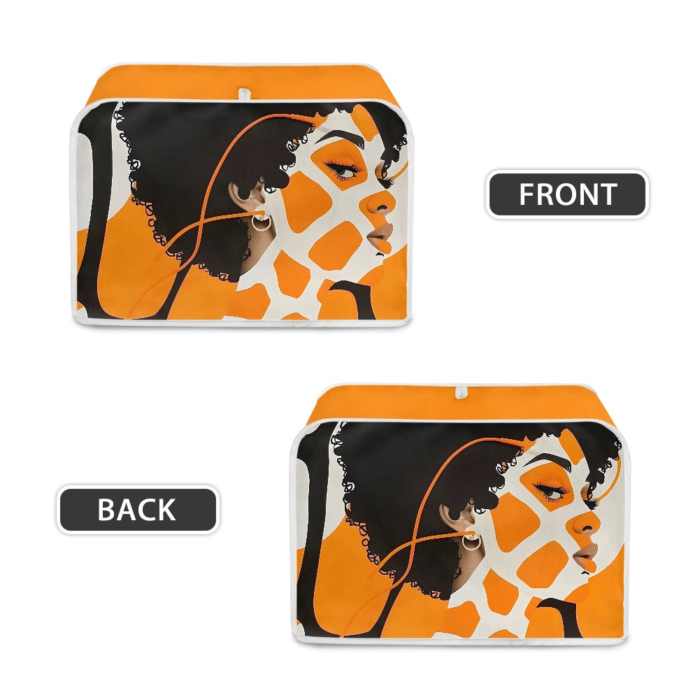 Toaster Cover - Velvet's View - Giraffe Essence - A Fusion of Nature and Elegance Collection