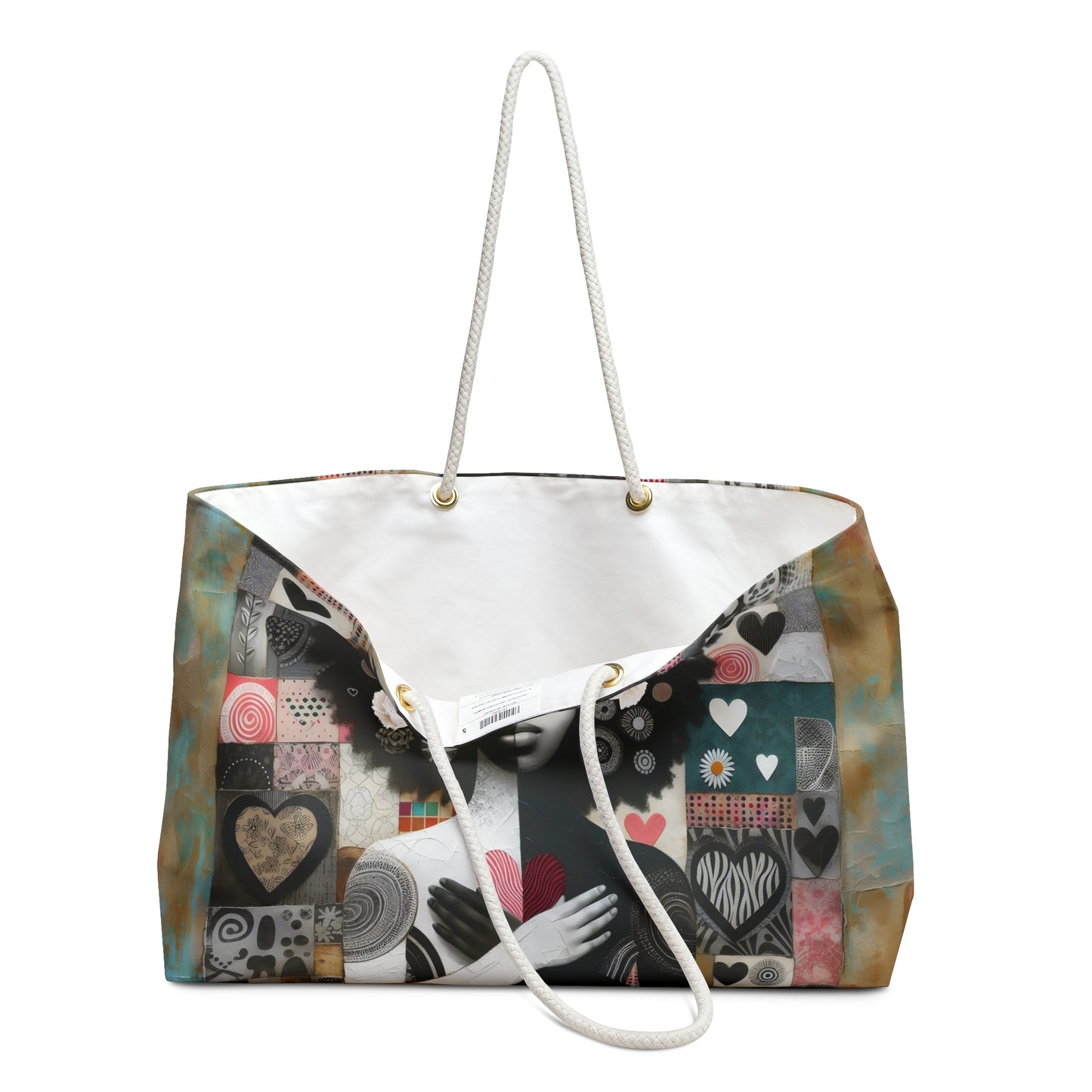 Heartfelt Reflections: Mixed Media Art Collection - Weekender Bag - #2015