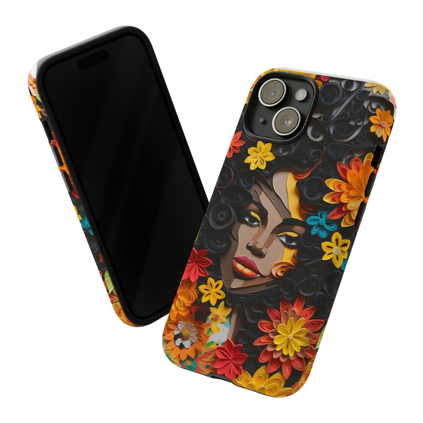 Tough Phone Cases - Black Girl Art - Velvet's View