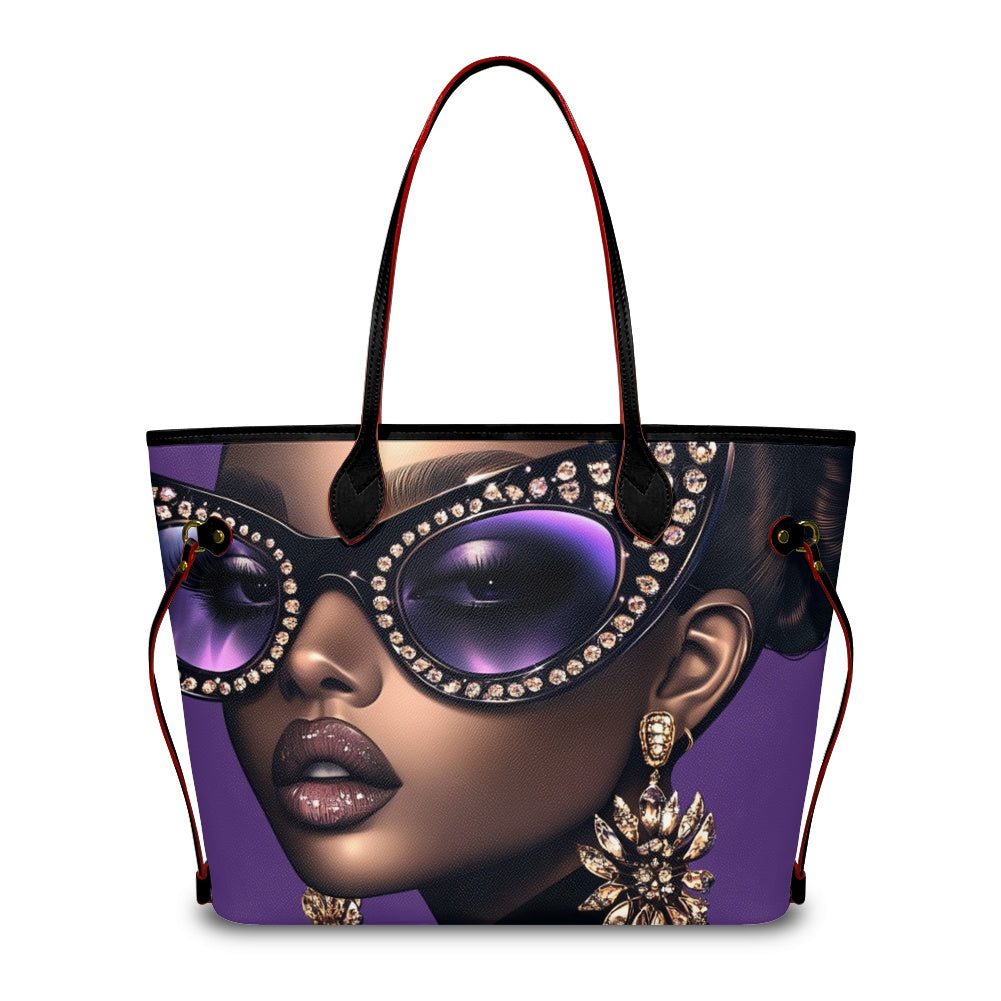 Shades of Velvet Collection - Women PU Leather Handbags - #2011