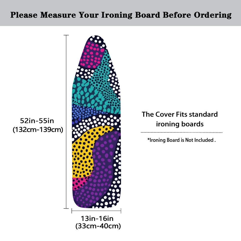 Ironing Board Cover - Velvet's View - Pop Vibrance Collection - Dynamic Patterns and Energetic Textures