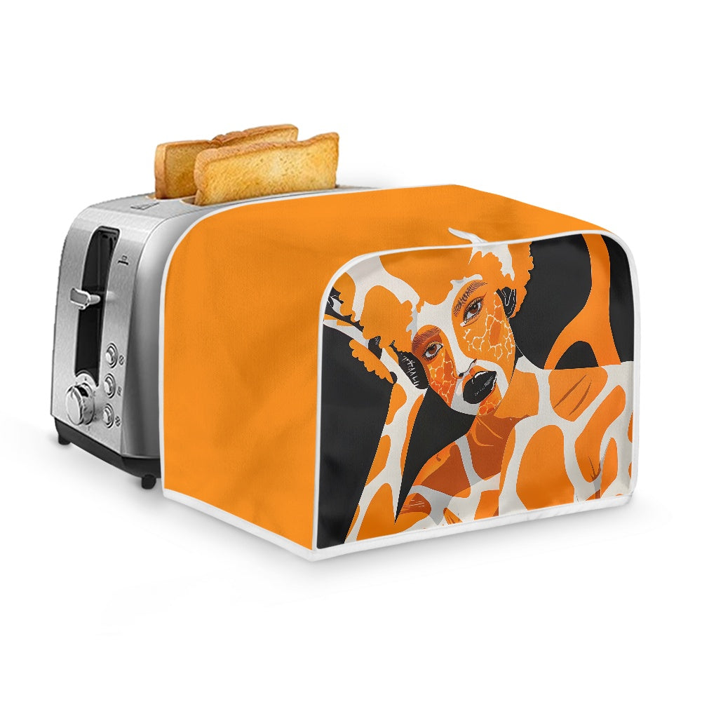 Toaster Cover - Velvet's View - Giraffe Essence - A Fusion of Nature and Elegance Collection