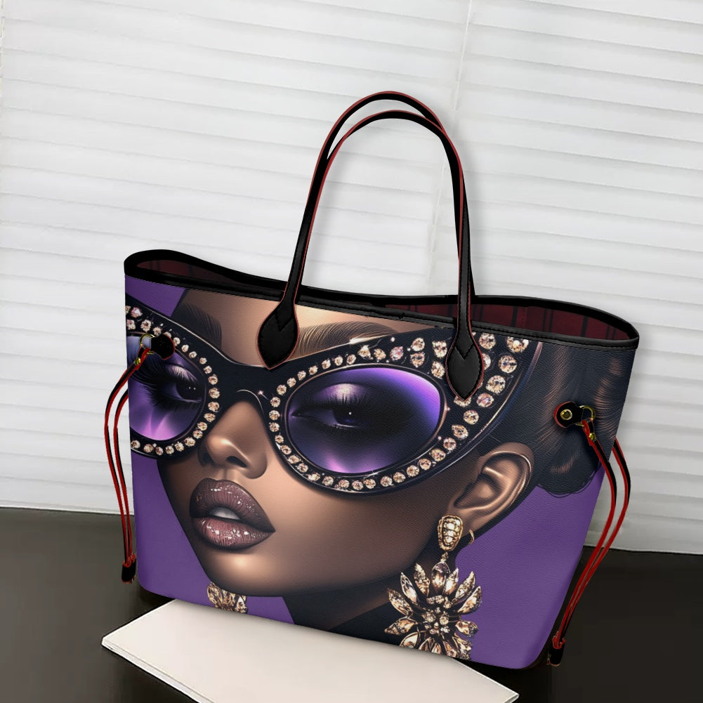 Shades of Velvet Collection - Women PU Leather Handbags - #2011