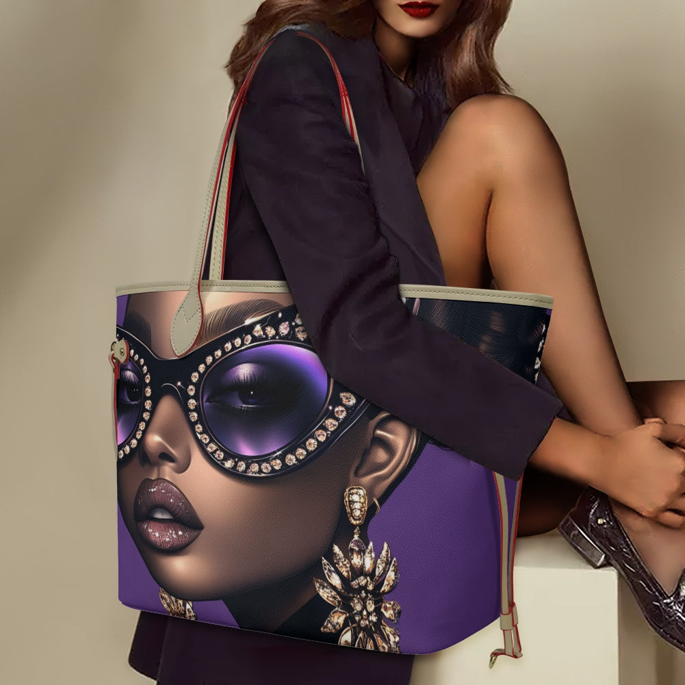 Shades of Velvet Collection - Women PU Leather Handbags - #2011
