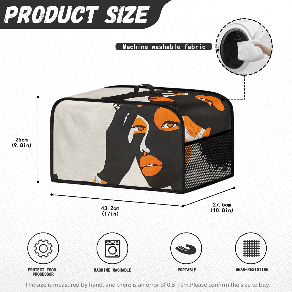 Slow Cooker Cover - Velvet's View - Giraffe Essence - A Fusion of Nature and Elegance Collection