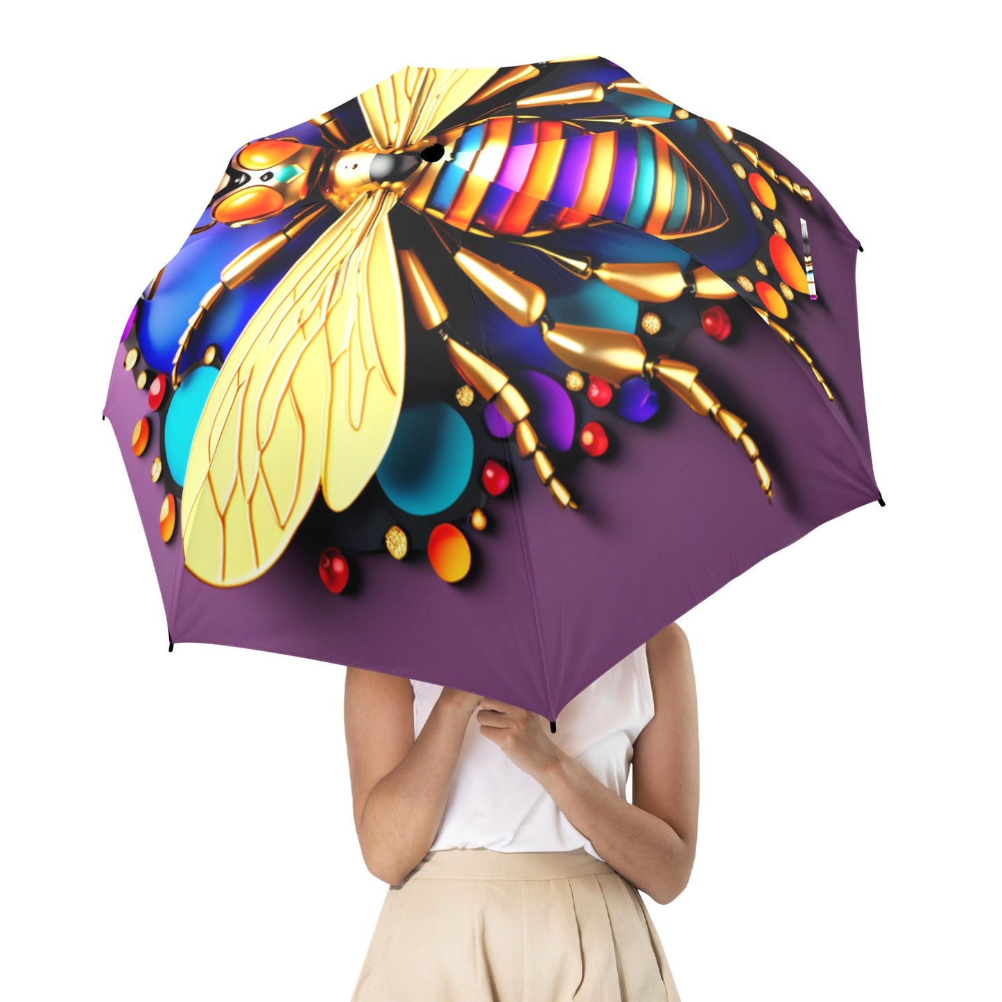 Bee Jeweled Collection - Semi-Automatic Foldable Umbrella (Model U12) - 2013