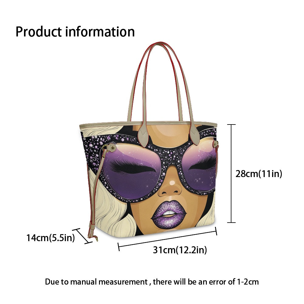 Shades of Velvet Collection - Women PU Leather Handbags - #2012