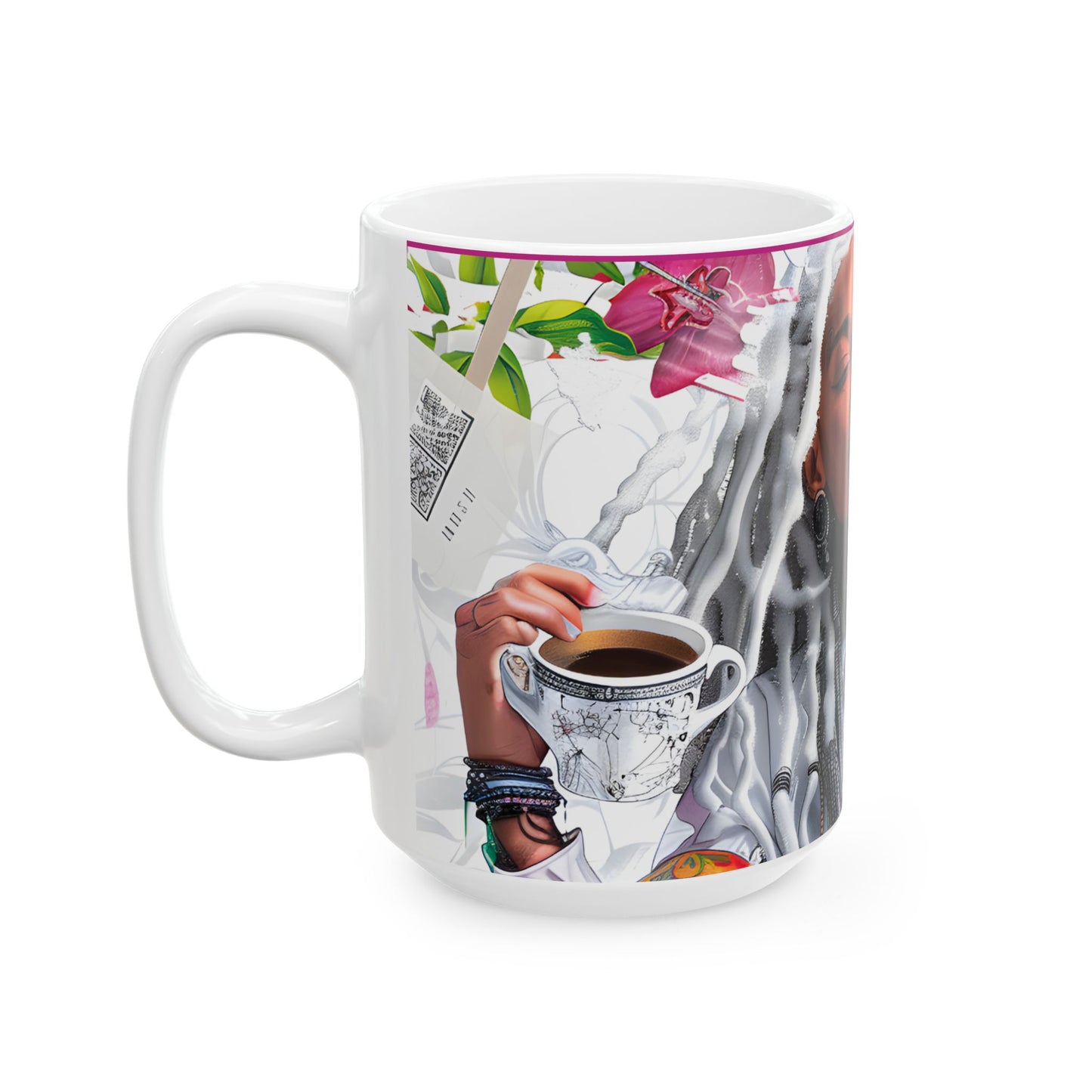 Serene Queens: A Collection of Regal Elegance - Ceramic Mug, (11oz, 15oz) - #2011