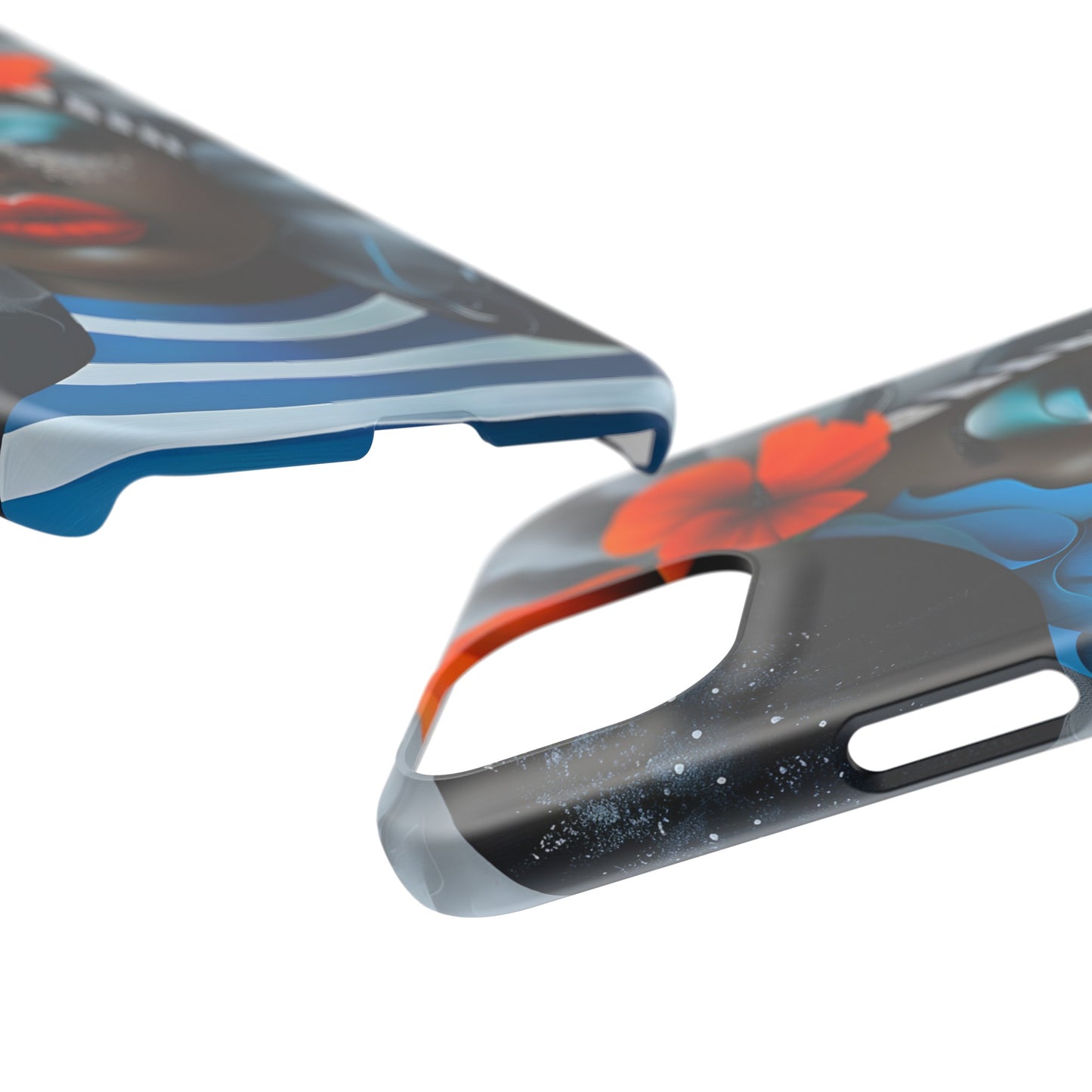 Slim Phone Cases - Black Girl Art - Velvet's View - Ethereal Vibrance