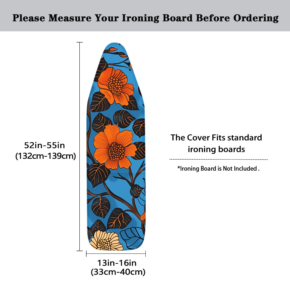 Ironing Board Cover - Velvet's View - Elegant Adinkra-Inspired Fabric Collection