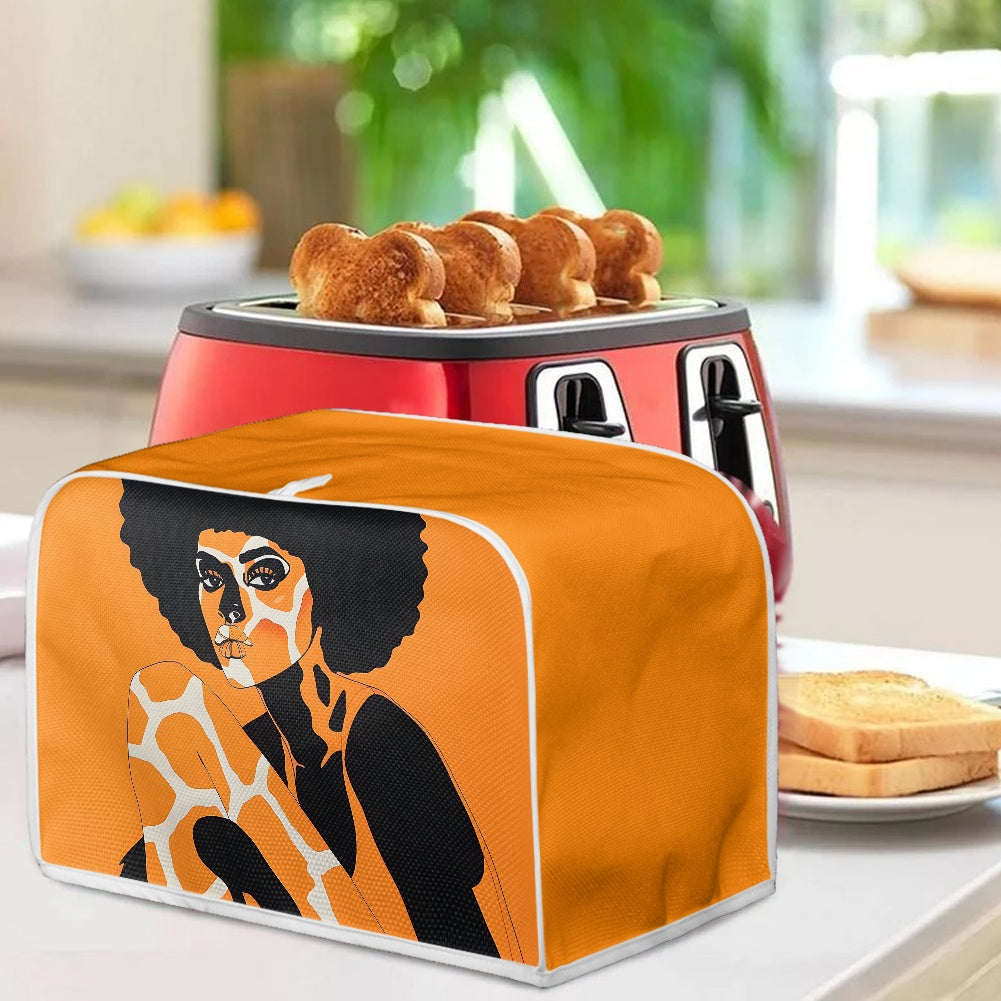 Toaster Cover - Velvet's View - Giraffe Essence - A Fusion of Nature and Elegance Collection