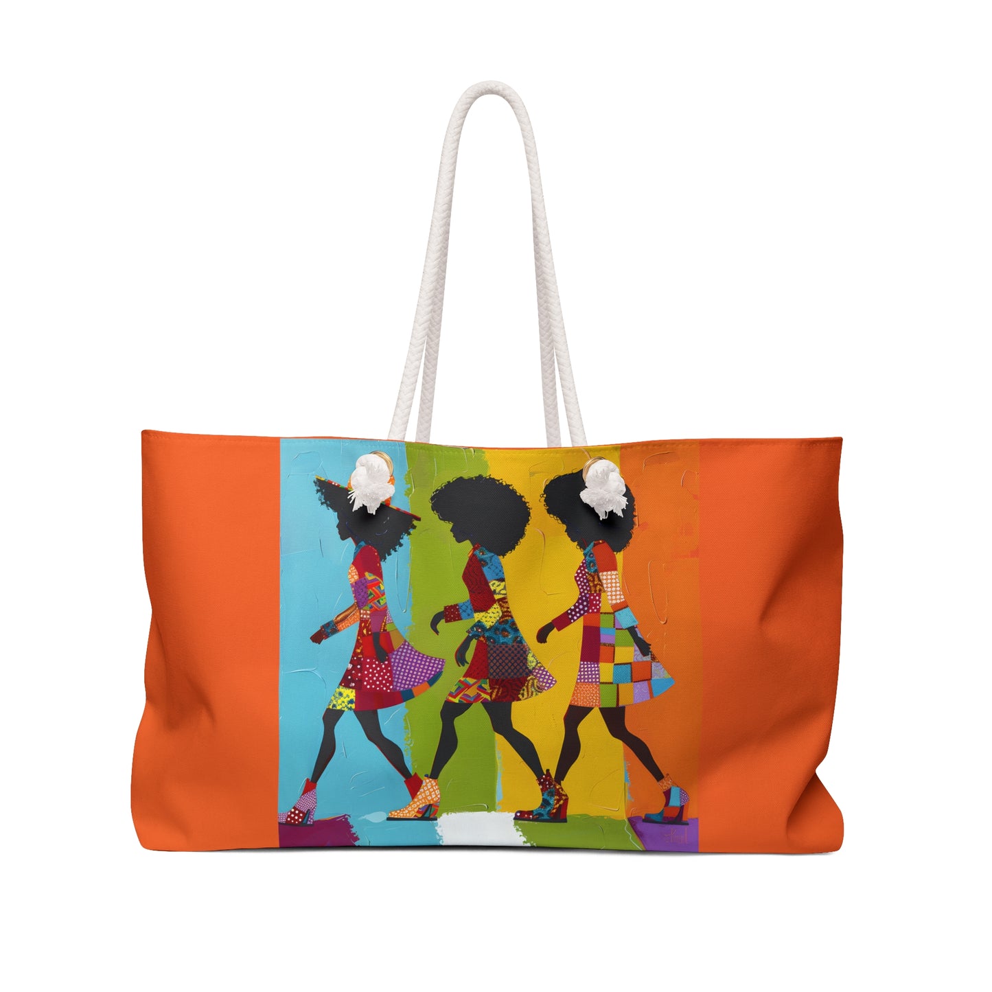 Weekender Bag - Afro Chic: A Celebration of Vibrant Elegance - #2017