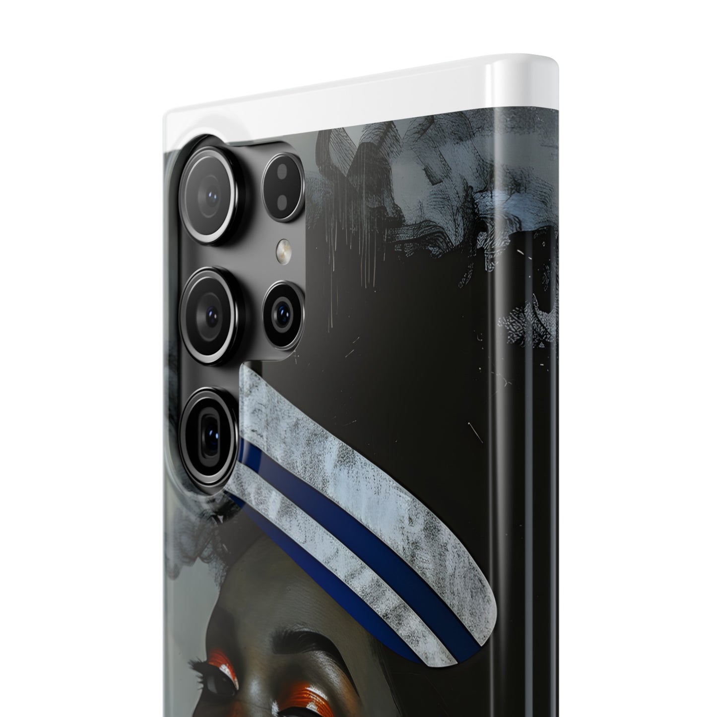 Slim Phone Cases - Black Girl Art - Velvet's View - Ethereal Vibrance