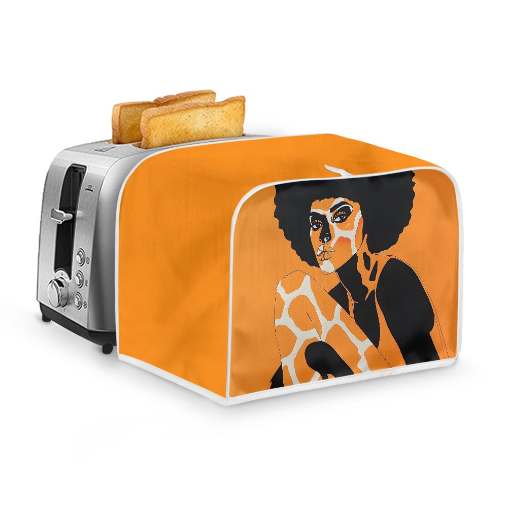 Toaster Cover - Velvet's View - Giraffe Essence - A Fusion of Nature and Elegance Collection