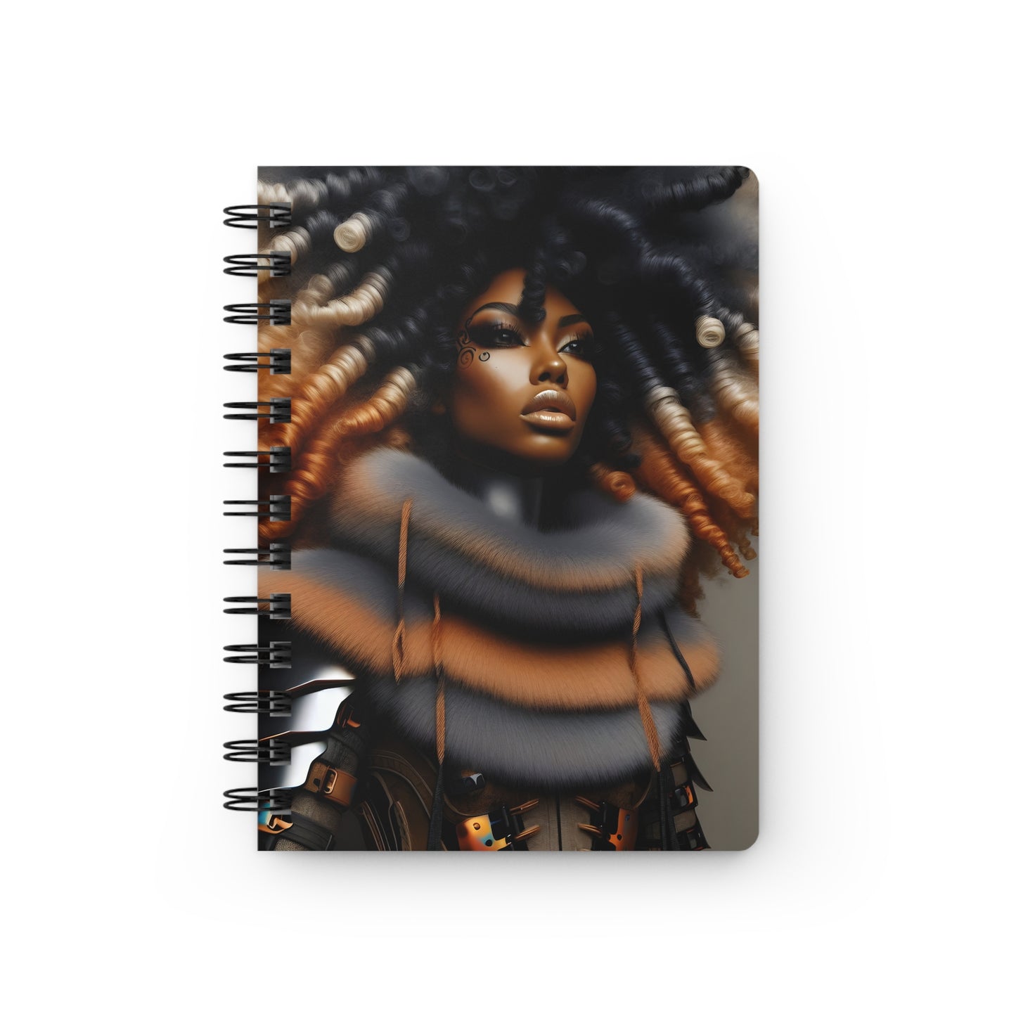 Afrofuturistic Warrior Queens Collection - Spiral Bound Journal - #2014