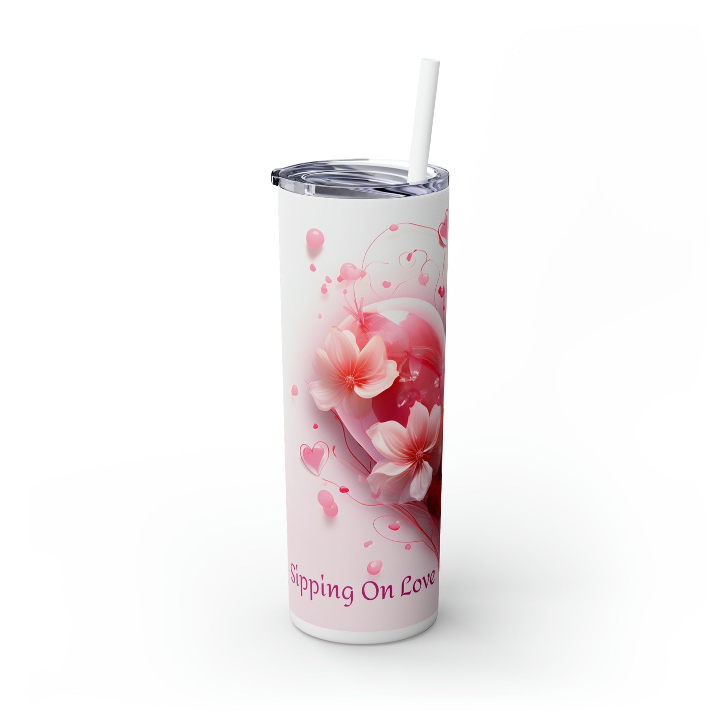 Skinny Tumbler with Straw, 20oz