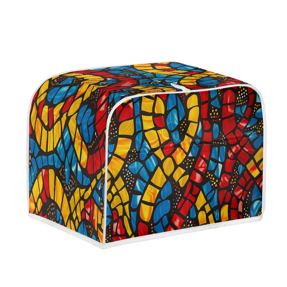 Elegant Adinkra-Inspired Fabric Collection -Toaster Cover - #2018