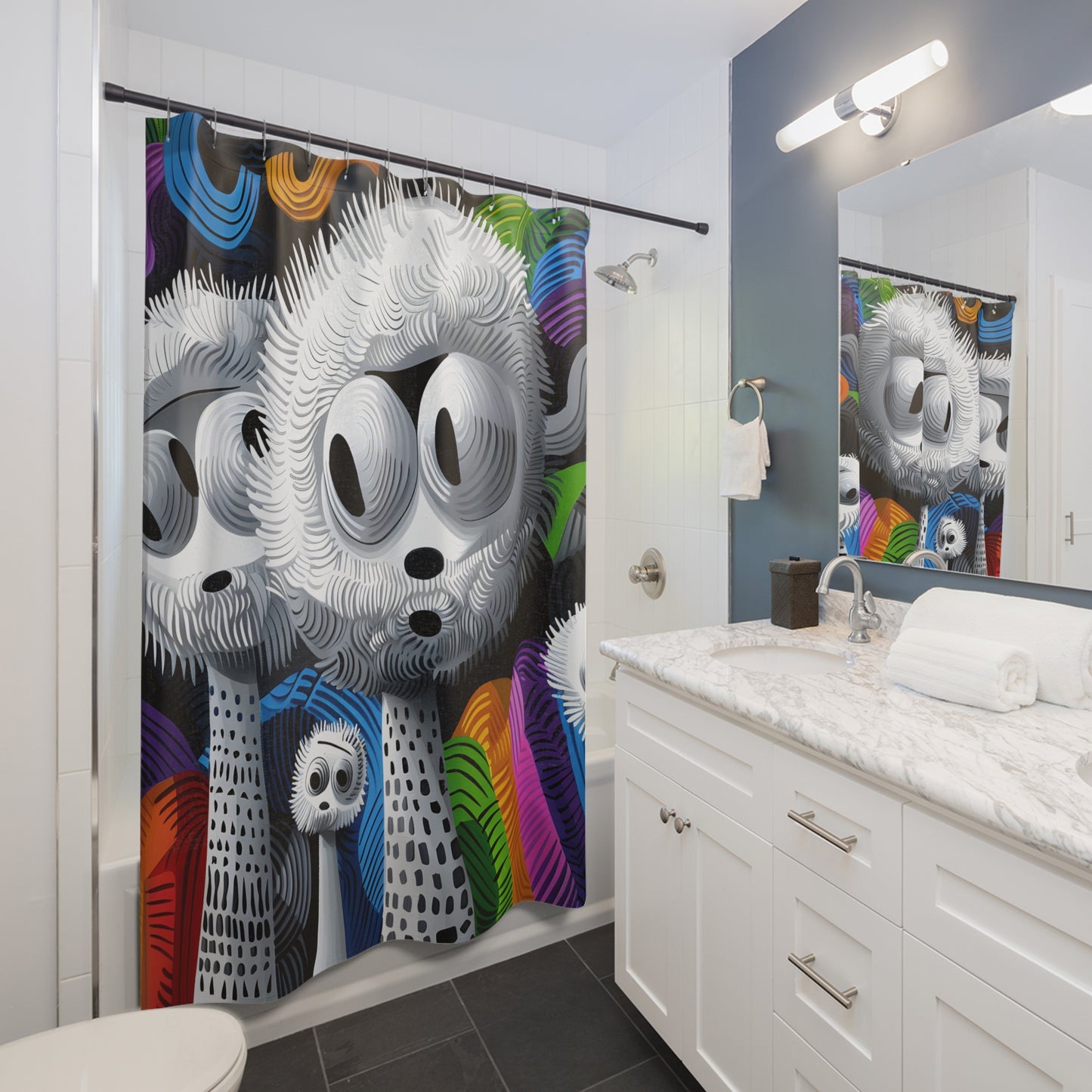 Whimsical Wonders: Towel and Shower Curtain Collection - Shower Curtains - #2016