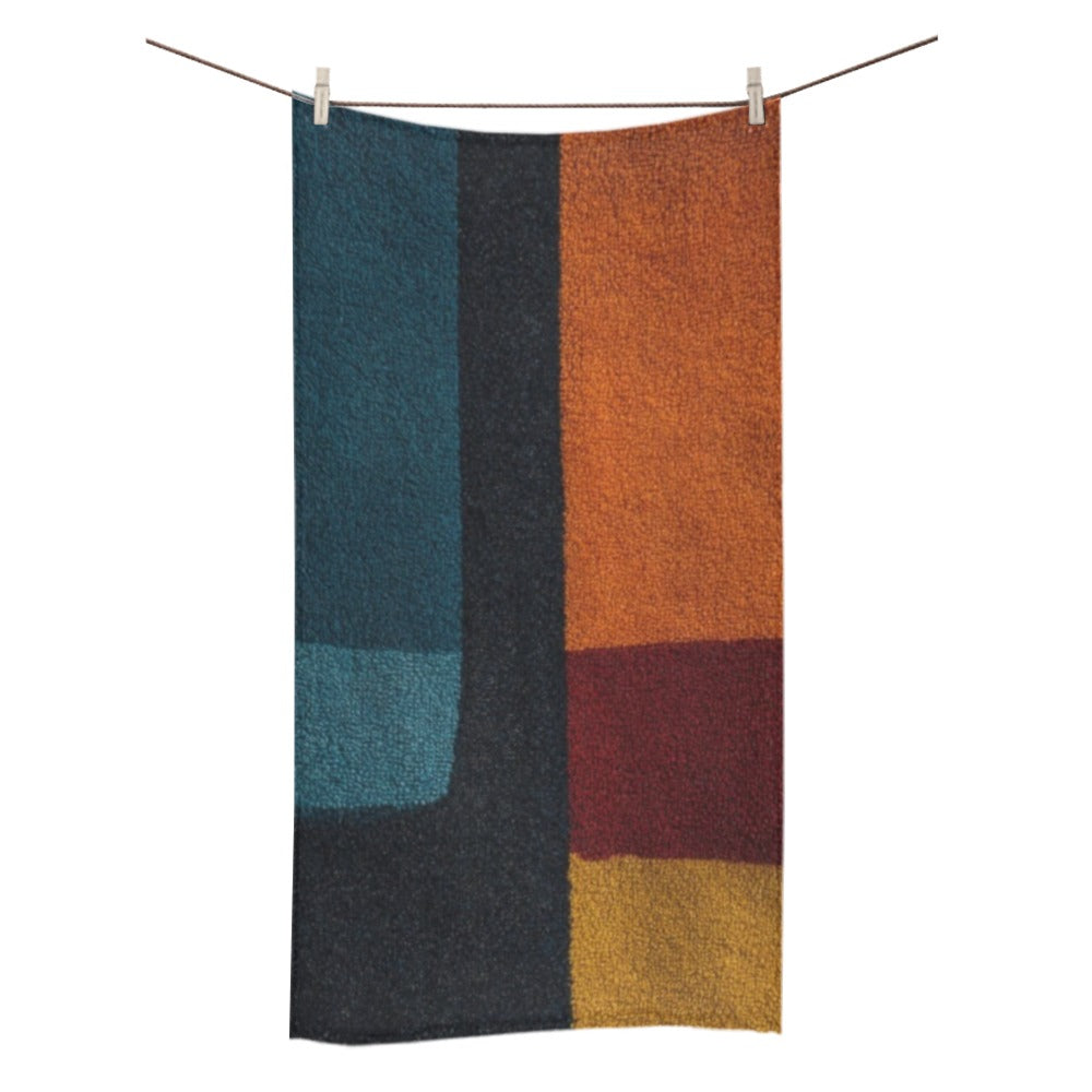 Elephant Art Shower Curtain & Bathroom Decor Set – Bold African Inspired Wildlife, Floral Jungle Theme, Elegant Boho Bathroom Accessories - Bath Rug 20''x 32'' - D654114