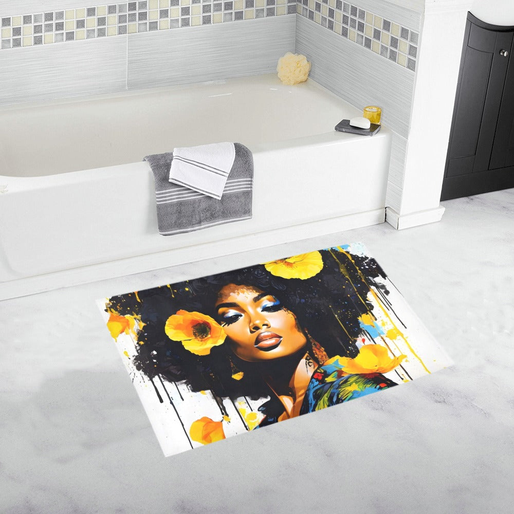 Bath Rug - Velvet's View - Bold Elegance - The Poppy Collection