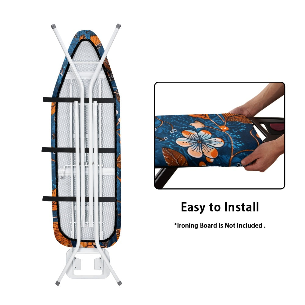 Ironing Board Cover - Velvet's View - Elegant Adinkra-Inspired Fabric Collection