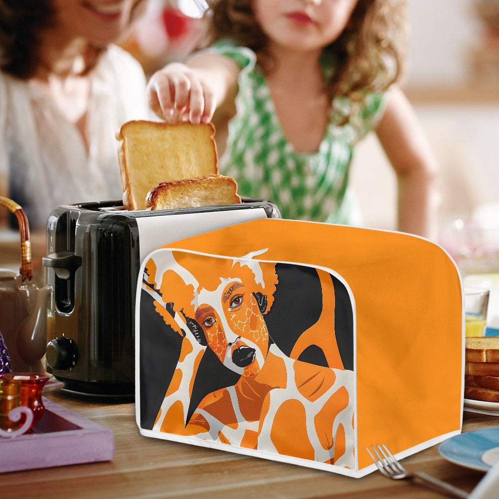 Toaster Cover - Velvet's View - Giraffe Essence - A Fusion of Nature and Elegance Collection