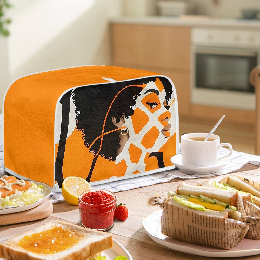 Toaster Cover - Velvet's View - Giraffe Essence - A Fusion of Nature and Elegance Collection