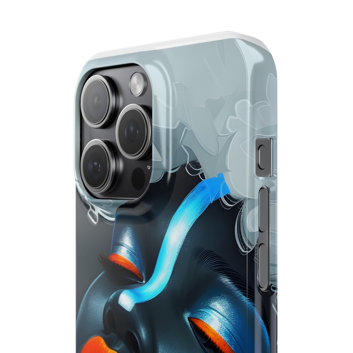 Slim Phone Cases - Black Girl Art - Velvet's View - Ethereal Vibrance