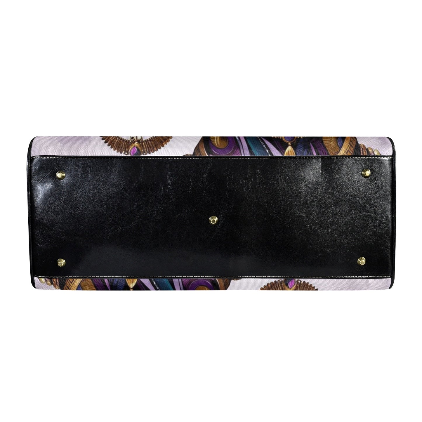 Mosaic Majesty: A Fusion of Tradition and Modernity - #2021 Large Capacity Travel Bag-Small (Black Short Patch) (1737)