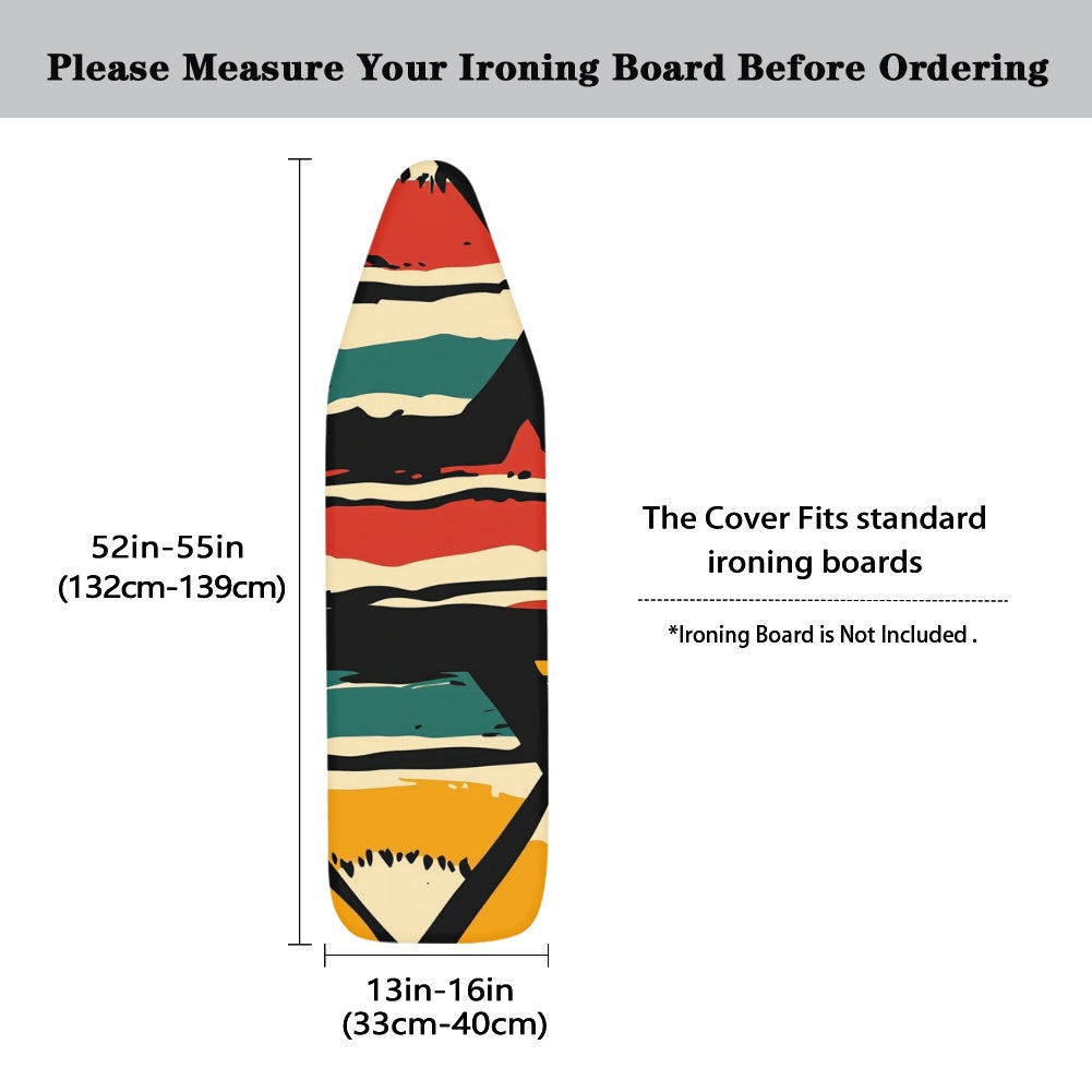 Ironing Board Cover - Velvet's View - Pop Vibrance Collection - Dynamic Patterns and Energetic Textures