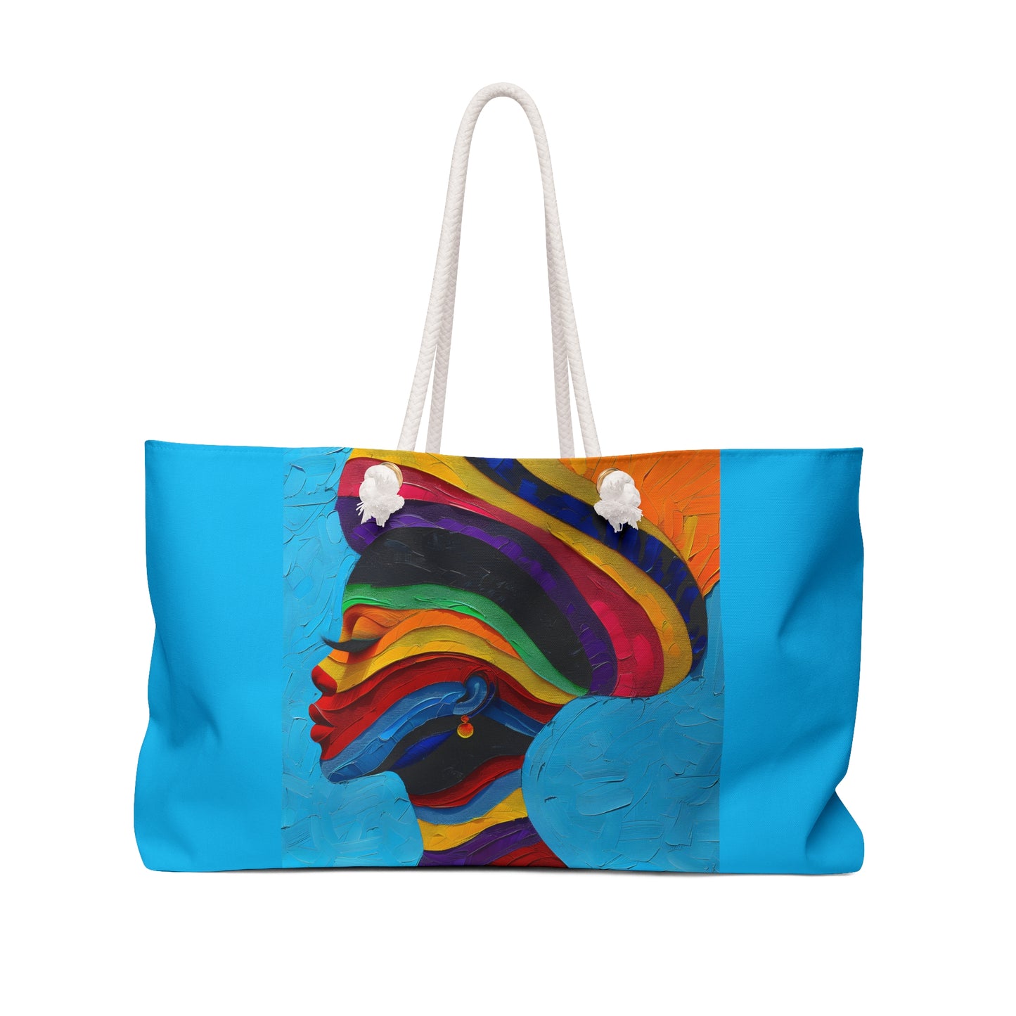 Weekender Bag - Afro Chic: A Celebration of Vibrant Elegance - #2019