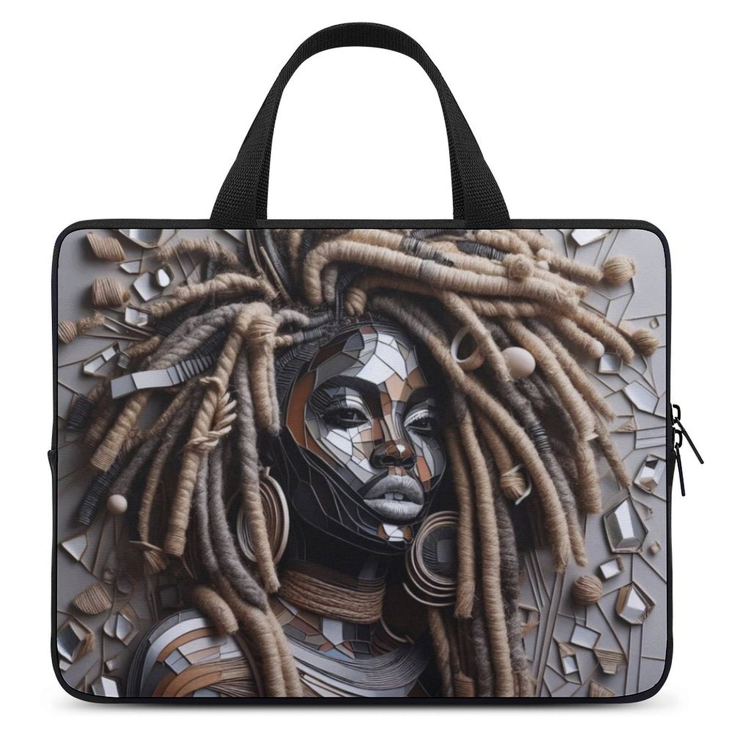Laptop Bag - Black Girl Art - Velvet’s View - Artistic Laptop Covers Collection - Laptop Bag (Multiple Sizes) #2046