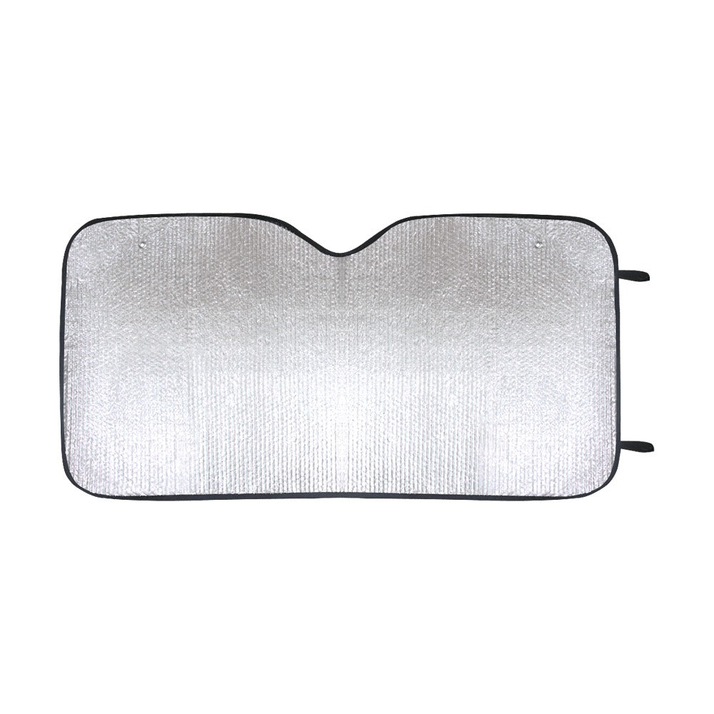Urban Blossoms: Vibrant Cityscapes and Floral Dreams – Collection - Car Sun Shade 55"x30" - #2012