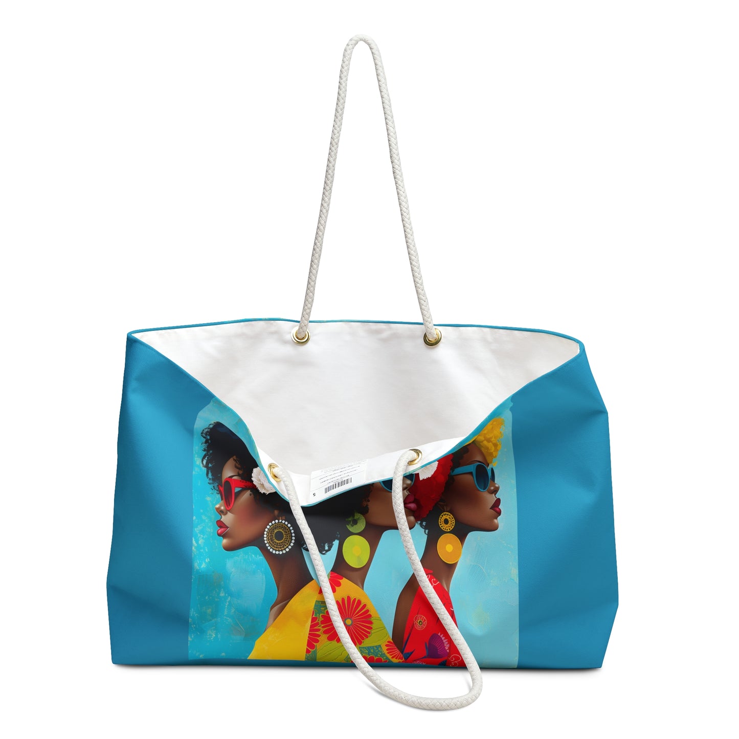 Weekender Bag - Afro Chic: A Celebration of Vibrant Elegance - #2011