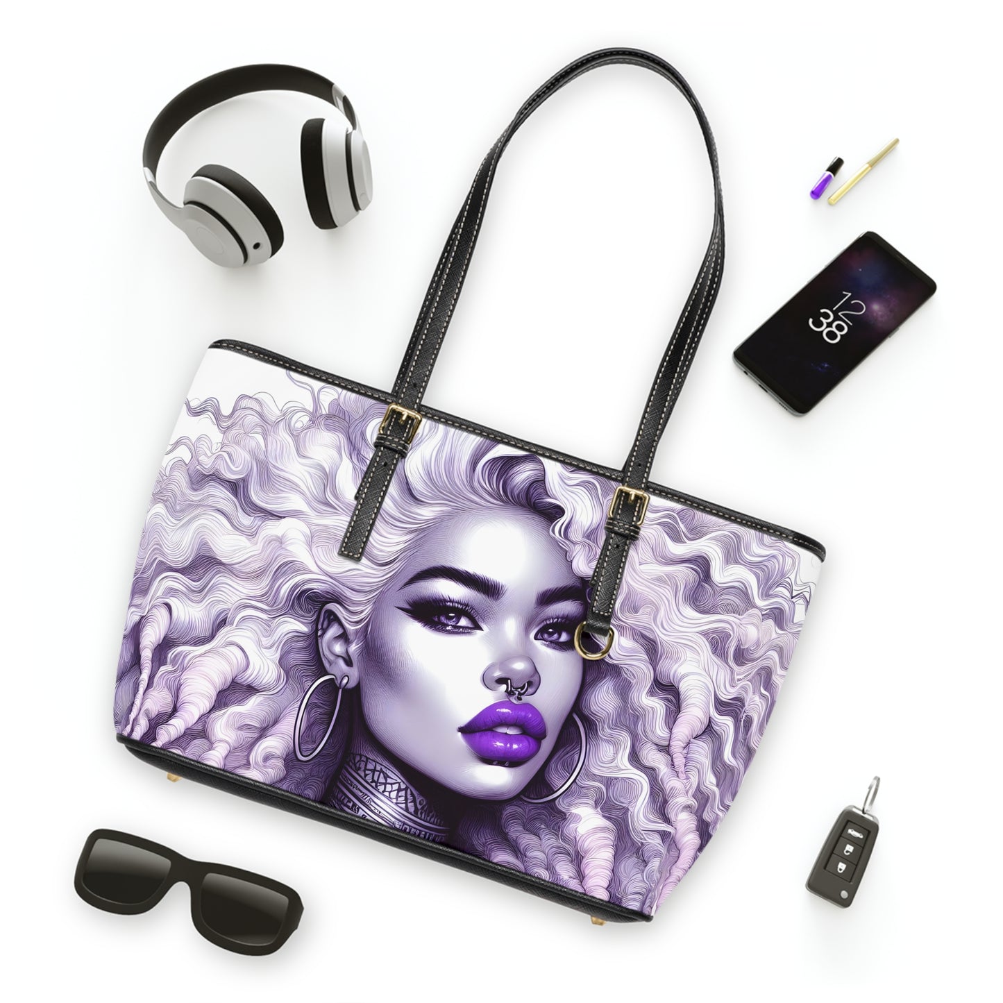 Ethereal Enchantment: Digital Art Collection - PU Leather Shoulder Bag - #2013