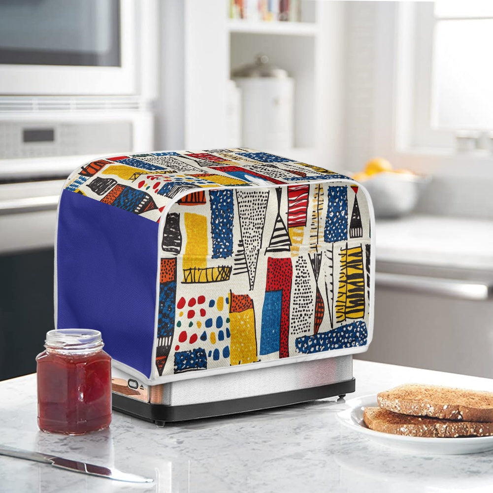 Elegant Adinkra-Inspired Fabric Collection -Toaster Cover - #2021