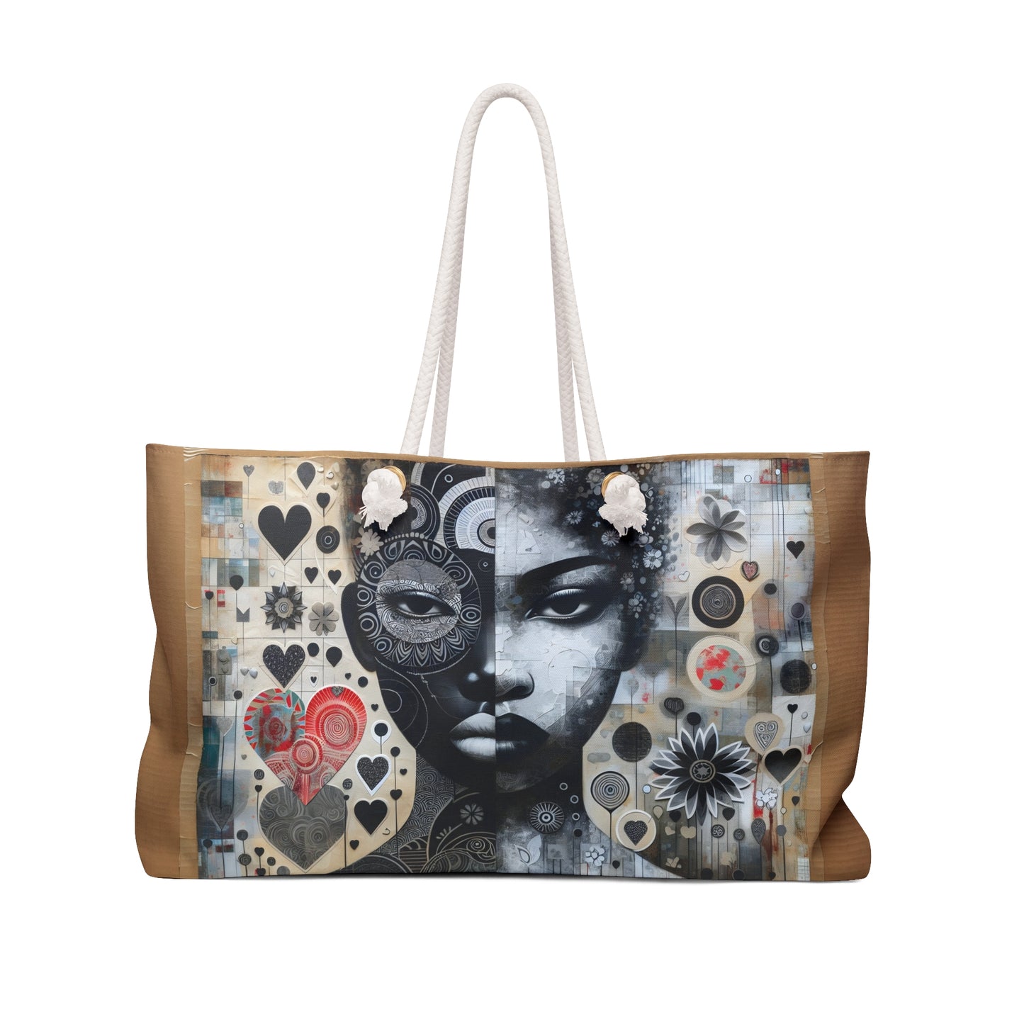 Heartfelt Reflections: Mixed Media Art Collection - Weekender Bag - #2013