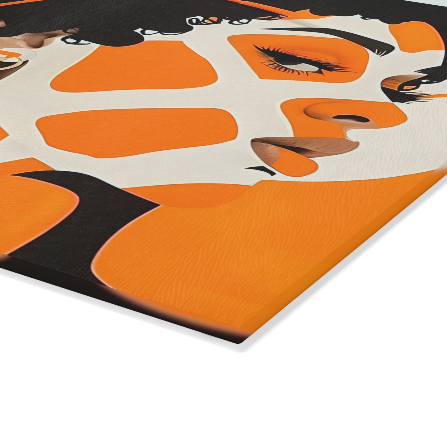 Giraffe Essence: A Fusion of Nature and Elegance Collection - Glass Cutting Board - #2012