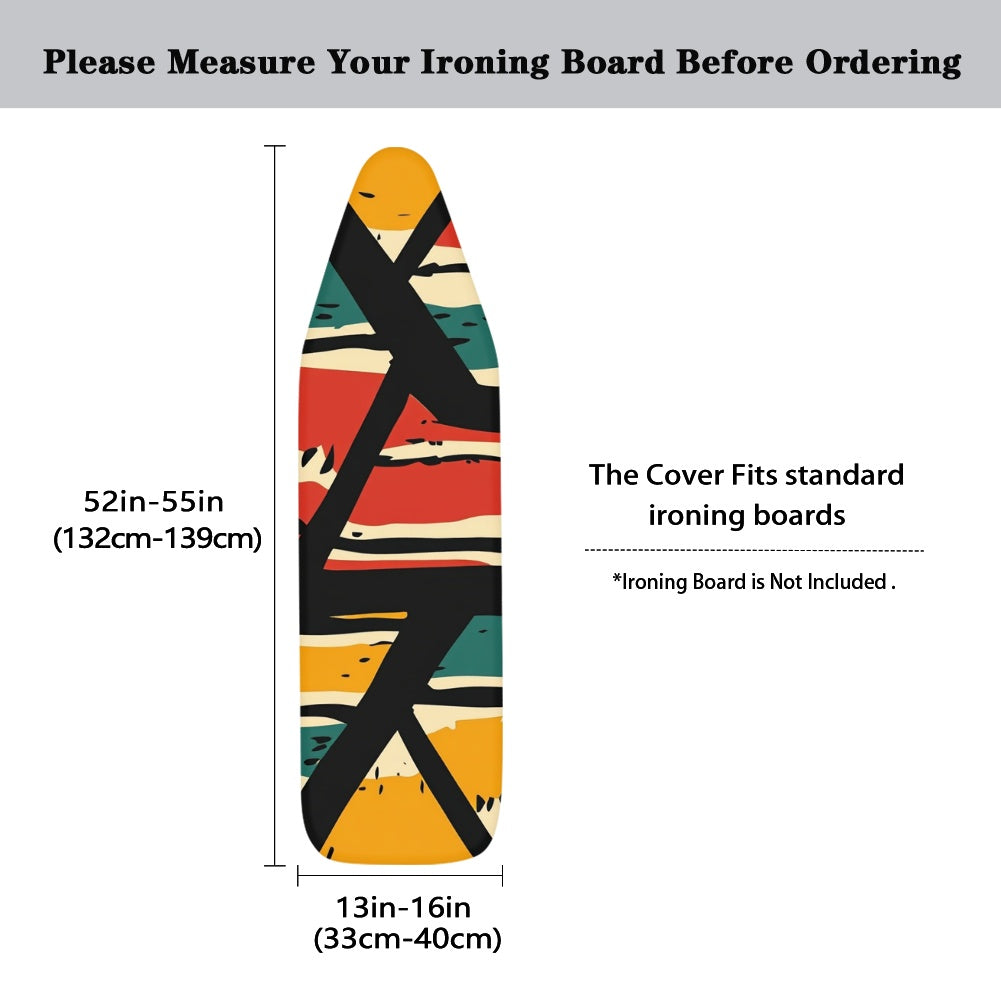Ironing Board Cover - Velvet's View - Pop Vibrance Collection - Dynamic Patterns and Energetic Textures