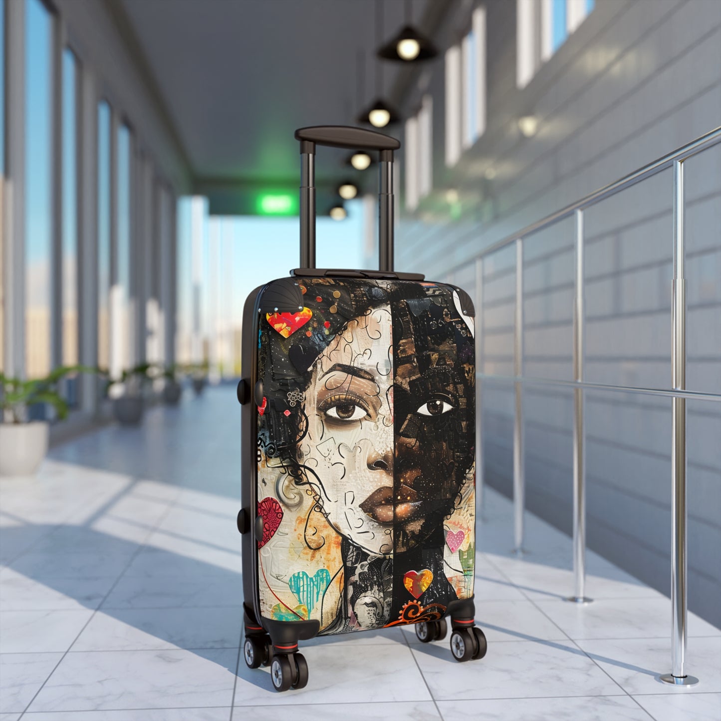 Heartfelt Reflections: Mixed Media Art Collection - Suitcase - #2018