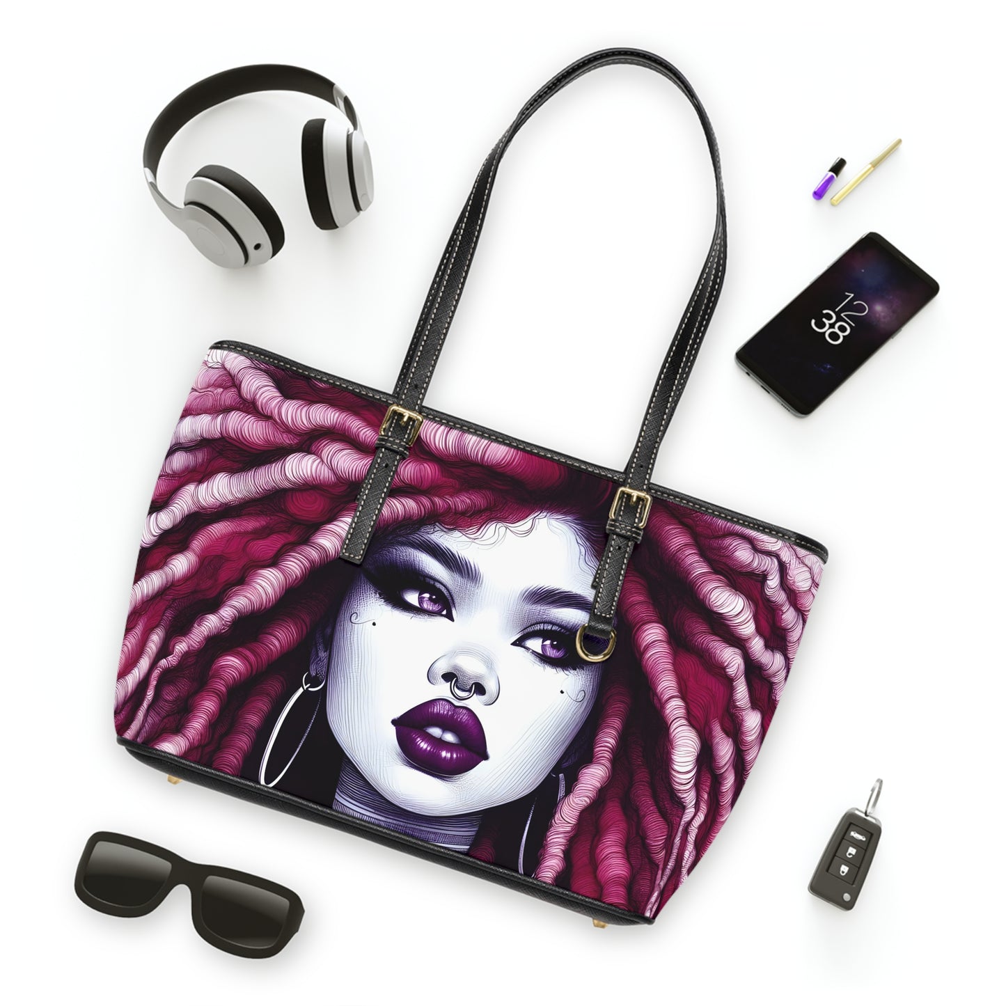 Ethereal Enchantment: Digital Art Collection - PU Leather Shoulder Bag - #2018