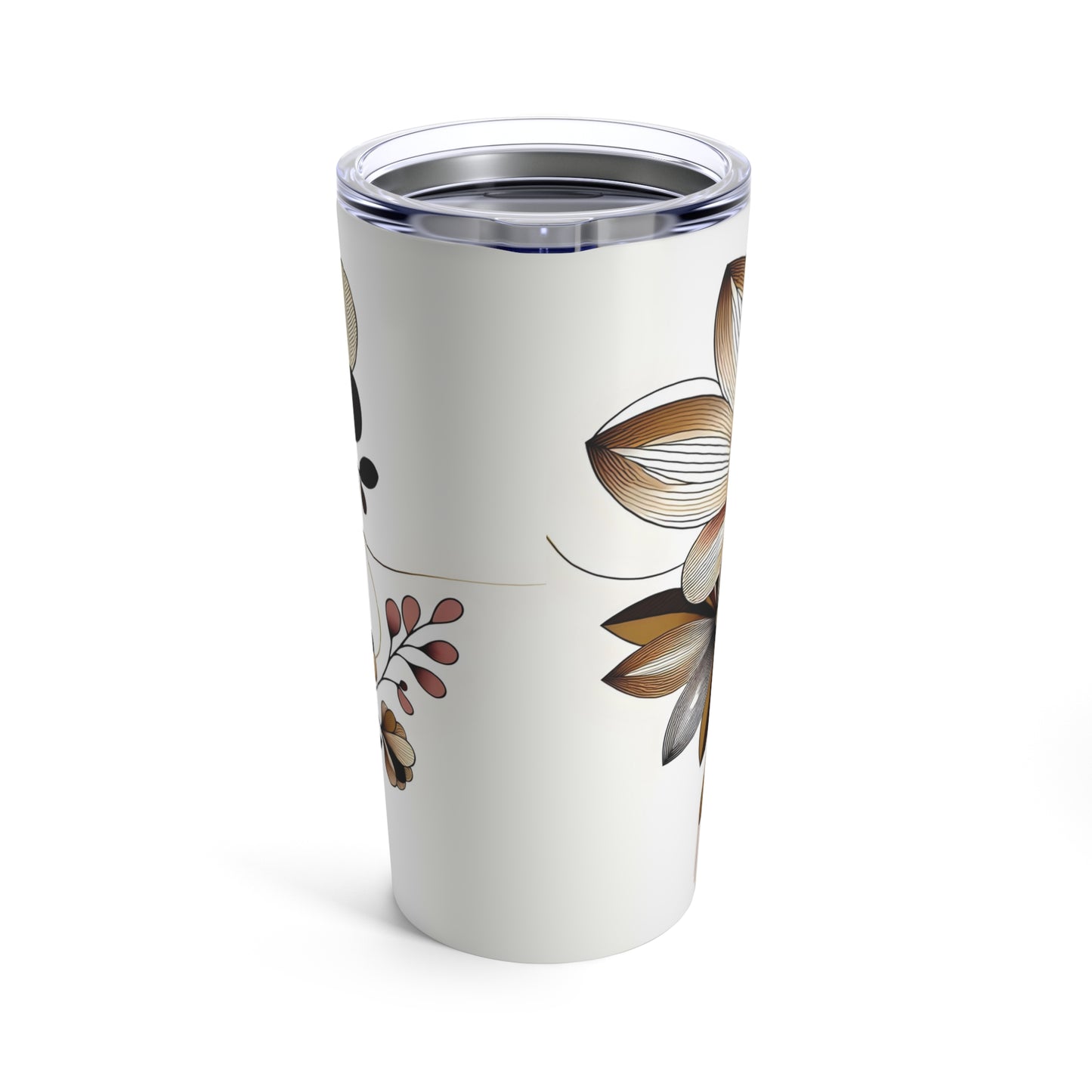 Tumbler 20oz - Black Girl Art - Velvet's View - Floral Whispers 607