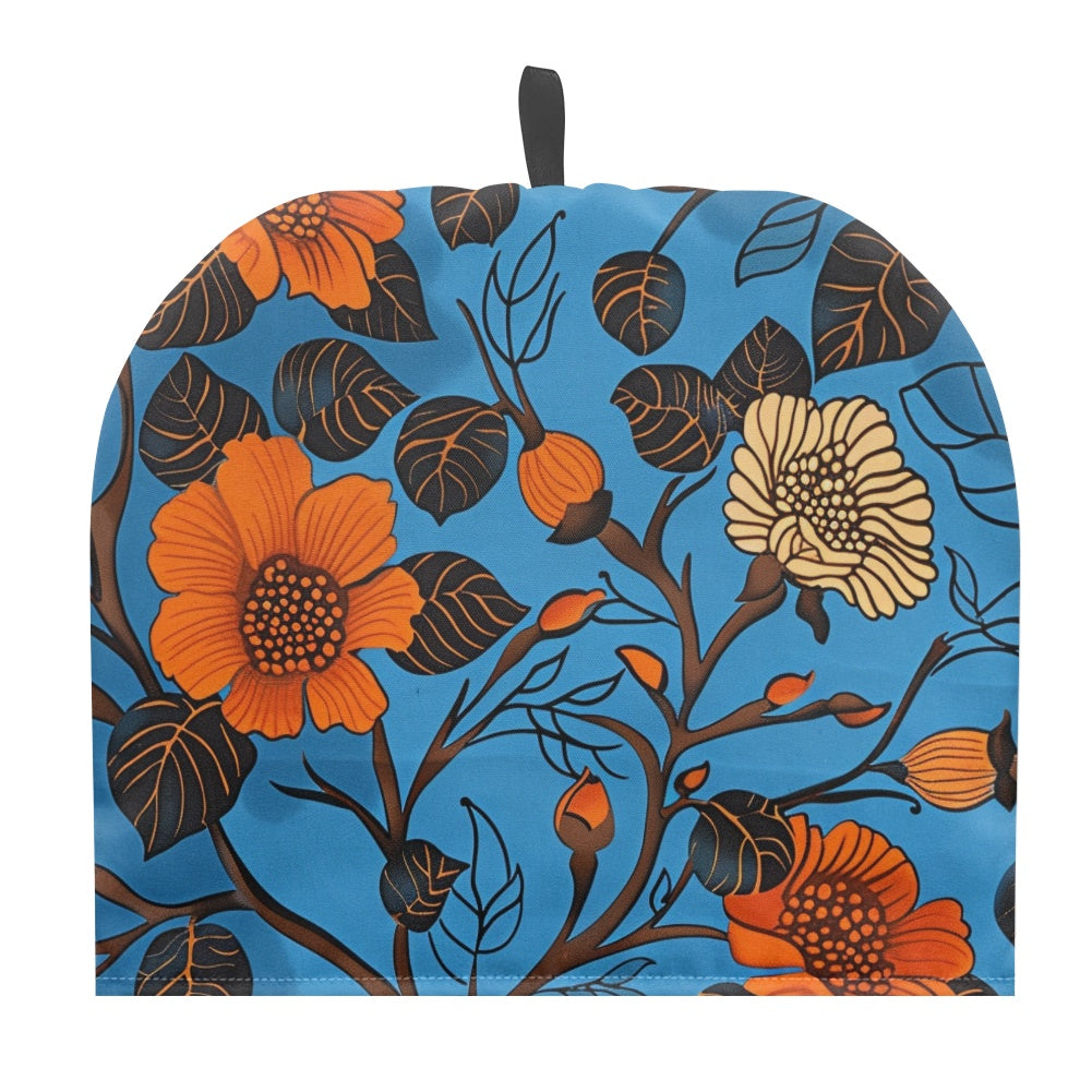 Cavcas Teapot Cover - Velvet's View - Elegant Adinkra-Inspired Fabric Collection -