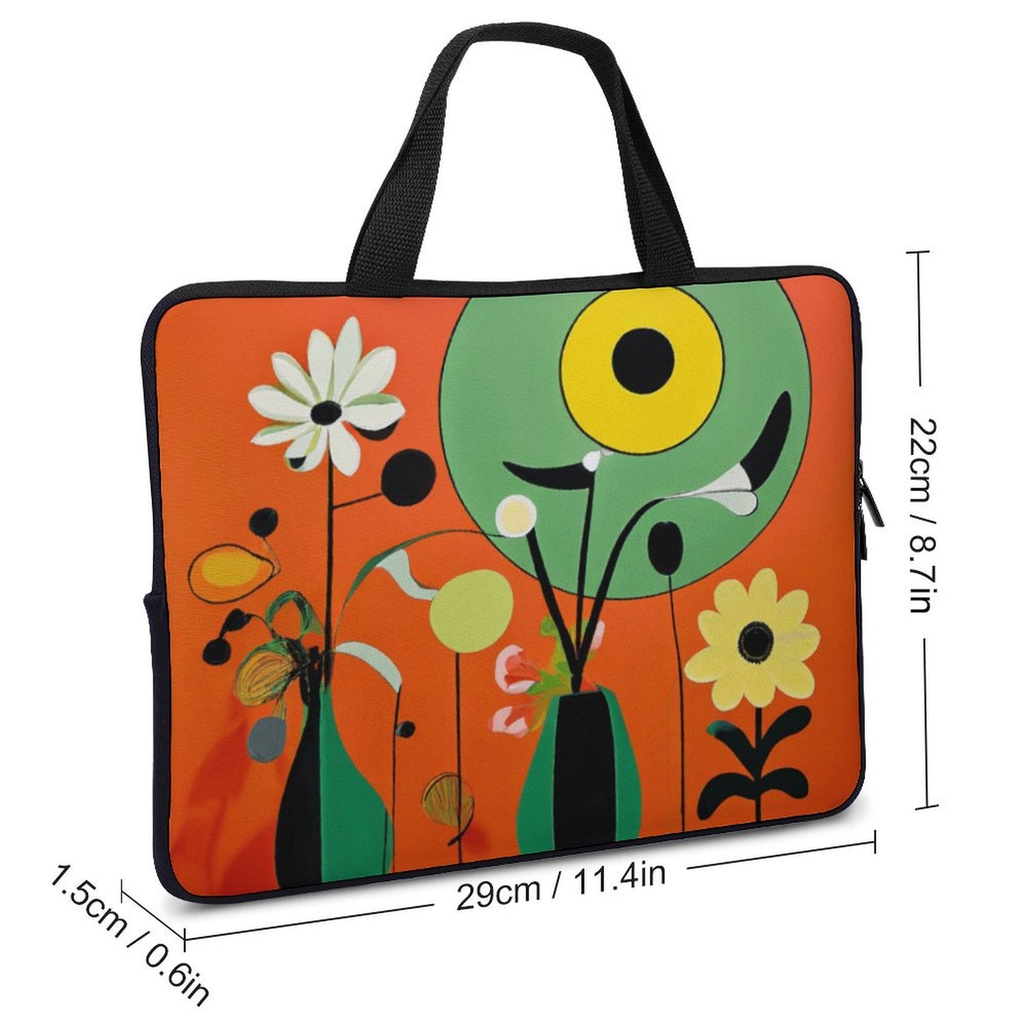 Laptop Bag - Black Girl Art - Velvet’s View - Artistic Laptop Covers Collection - Laptop Bag (Multiple Sizes) #2050