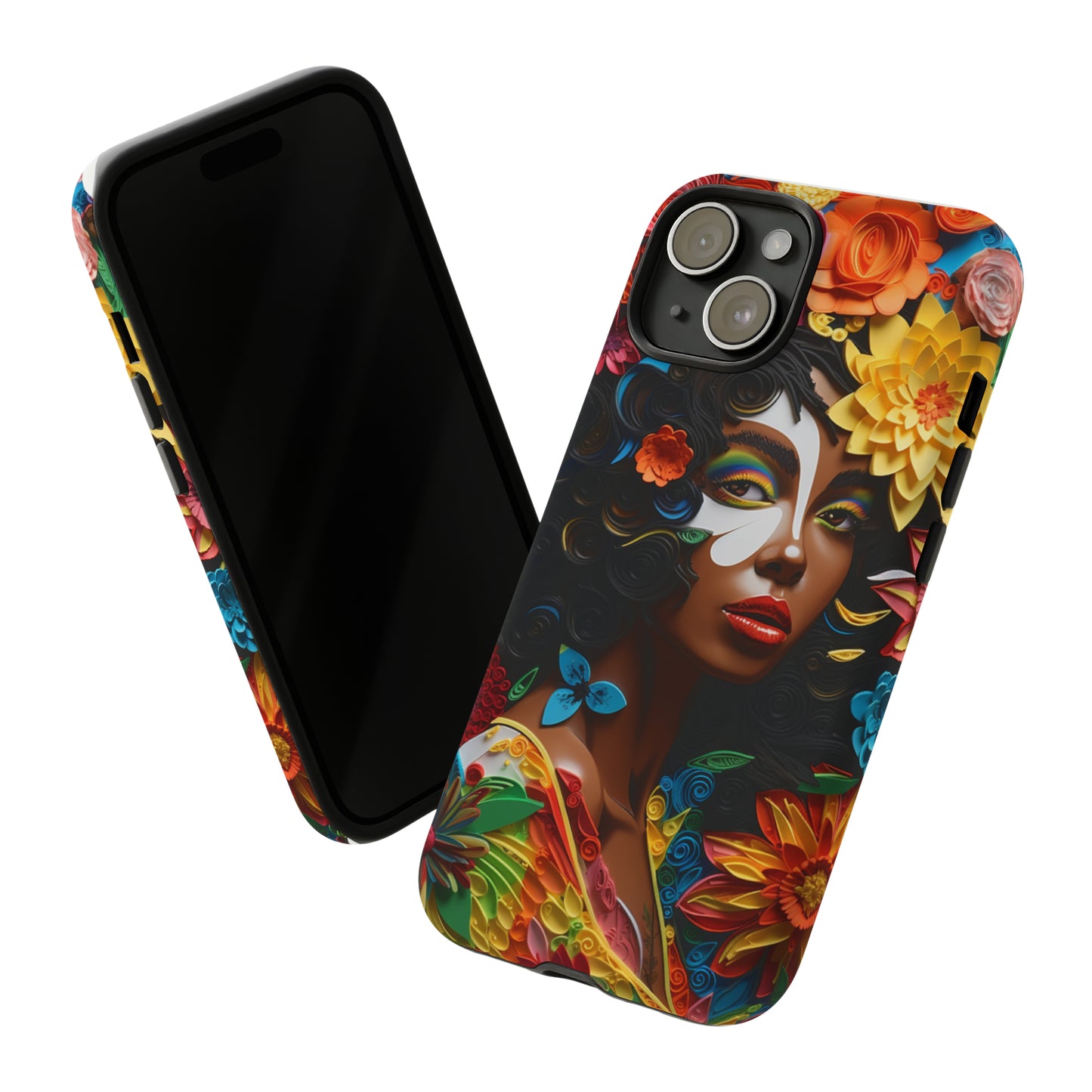 Tough Phone Cases - Black Girl Art - Velvet's