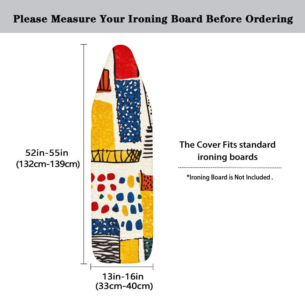 Ironing Board Cover - Velvet's View - Elegant Adinkra-Inspired Fabric Collection