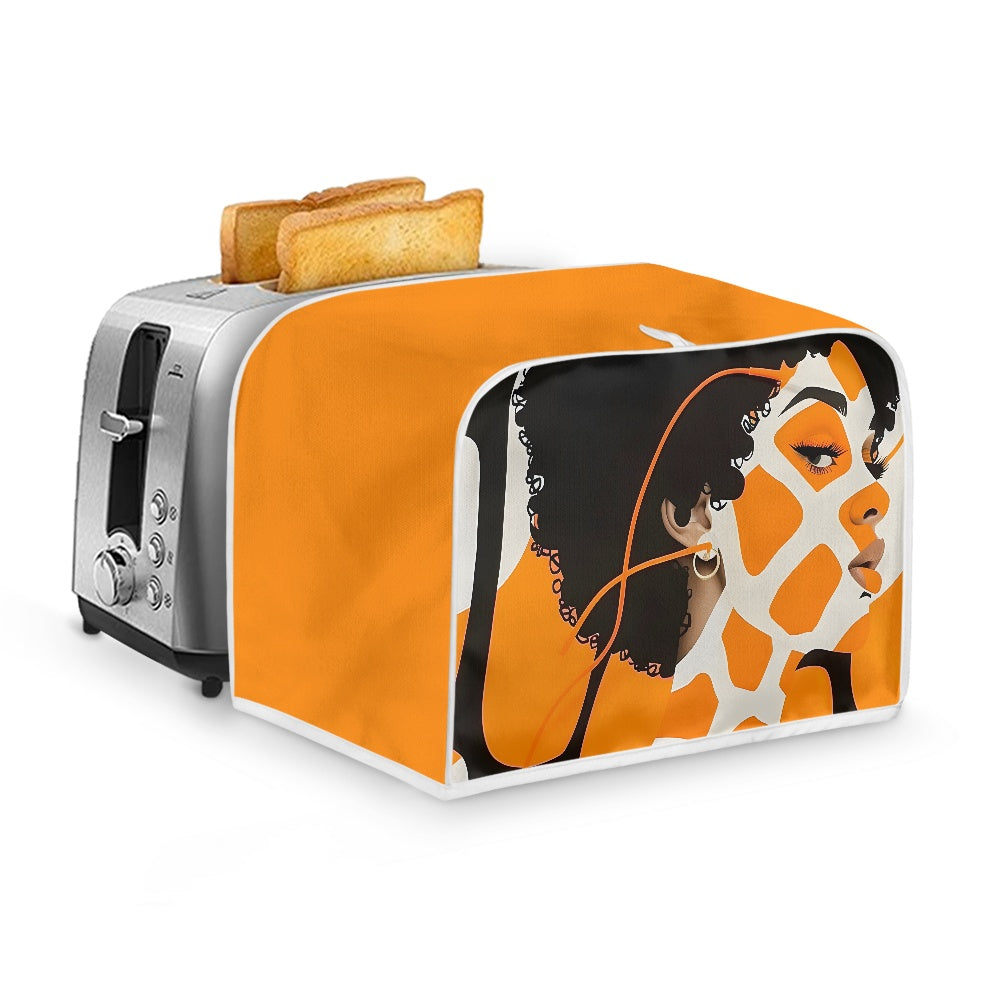 Toaster Cover - Velvet's View - Giraffe Essence - A Fusion of Nature and Elegance Collection