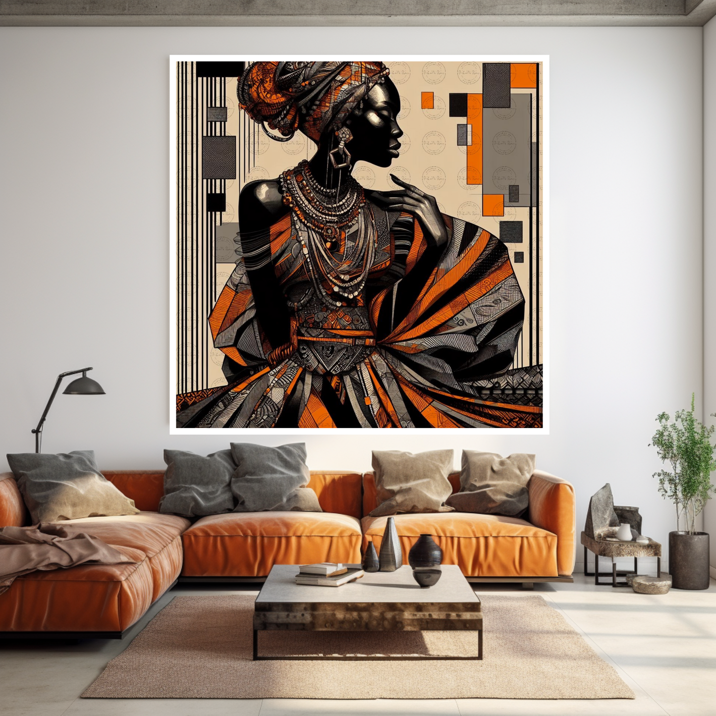 Digital Art - Afro-Futuristic Elegance: A Vibrant Fusion of African Fashion and Modern Artistry - #2020