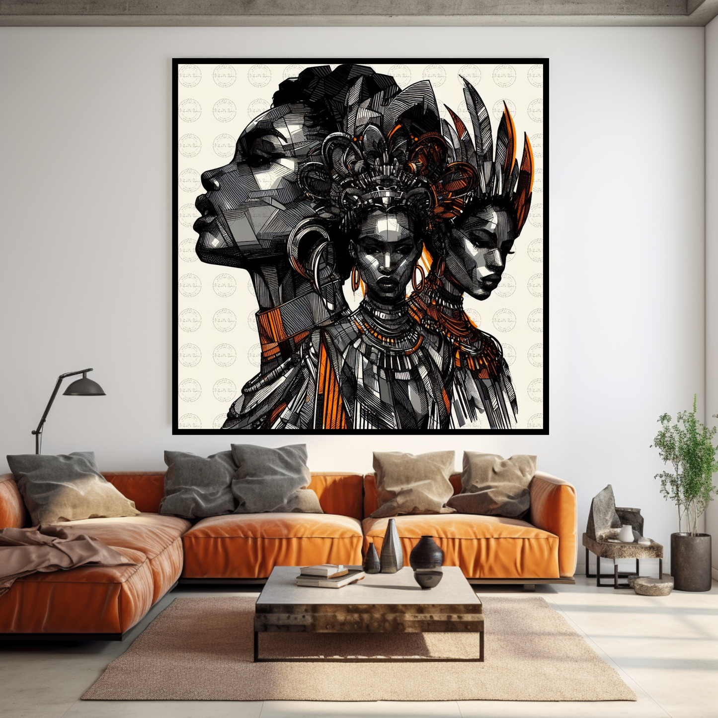 Digital Art - Afro-Futuristic Elegance: A Vibrant Fusion of African Fashion and Modern Artistry - #2014