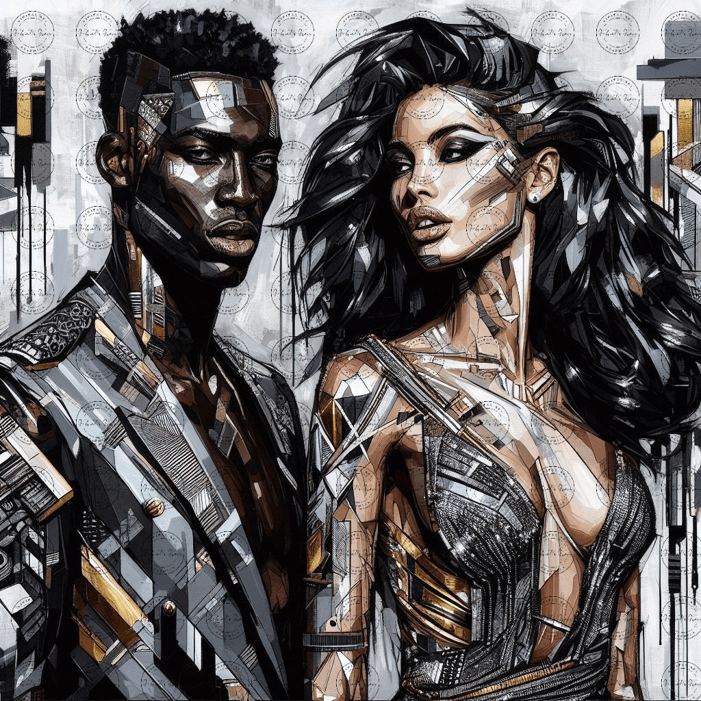 Digital Art - Urban Mosaic: Faces of Neo-Expression – Part 2 #2017